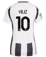 Official JUVENTUS HOME JERSEY 202425 – WOMEN – 10 – YILDIZ – Champions League Pack Collection - Juventus FC Gear