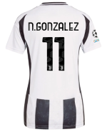 Official JUVENTUS HOME JERSEY 202425 – WOMEN – 11 – N.GONZALEZ – Champions League Pack Collection - Juventus FC Gear