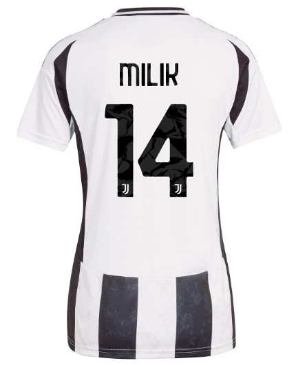 Official JUVENTUS HOME JERSEY 202425 – WOMEN – 14 – MILIK Collection - Juventus FC Gear