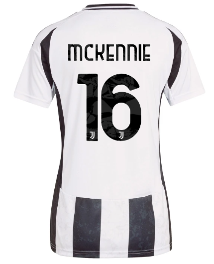 Official JUVENTUS HOME JERSEY 202425 – WOMEN – 16 – MCKENNIE Collection - Juventus FC Gear