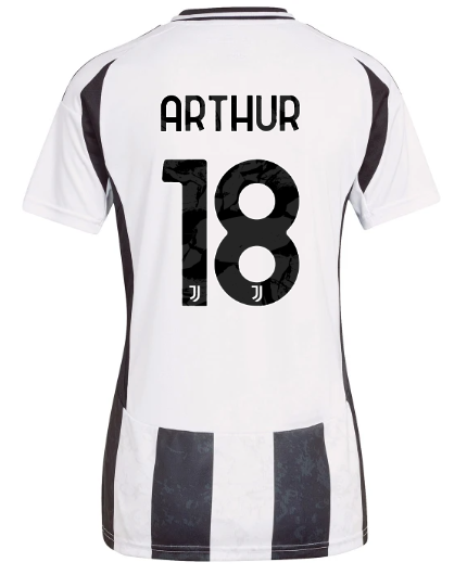 Official JUVENTUS HOME JERSEY 202425 – WOMEN – 18 – ARTHUR Collection - Juventus FC Gear