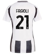 Official JUVENTUS HOME JERSEY 202425 – WOMEN – 21 – FAGIOLI Collection - Juventus FC Gear