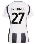Official JUVENTUS HOME JERSEY 202425 – WOMEN – 27 – CAMBIASO Collection - Juventus FC Gear