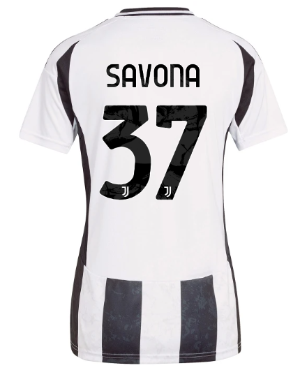 Official JUVENTUS HOME JERSEY 202425 – WOMEN – 37 – SAVONA Collection - Juventus FC Gear