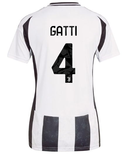 Official JUVENTUS HOME JERSEY 202425 – WOMEN – 4 – GATTI Collection - Juventus FC Gear
