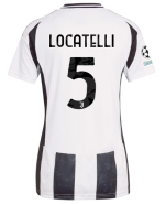 Official JUVENTUS HOME JERSEY 202425 – WOMEN – 5 – LOCATELLI – Champions League Pack Collection - Juventus FC Gear