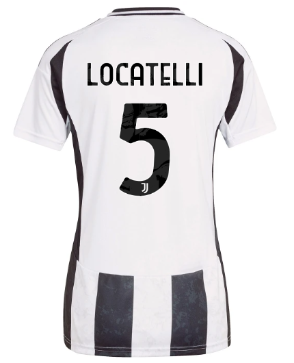 Official JUVENTUS HOME JERSEY 202425 – WOMEN – 5 – LOCATELLI Collection - Juventus FC Gear