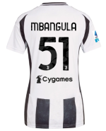 Official JUVENTUS HOME JERSEY 202425 – WOMEN – 51 – MBANGULA – Serie A Pack Collection - Juventus FC Gear