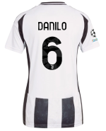 Official JUVENTUS HOME JERSEY 202425 – WOMEN – 6 – DANILO – Champions League Pack Collection - Juventus FC Gear
