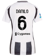 Official JUVENTUS HOME JERSEY 202425 – WOMEN – 6 – DANILO – Serie A Pack Collection - Juventus FC Gear