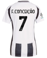 Official JUVENTUS HOME JERSEY 202425 – WOMEN – 7 – F.CONCEIÇÃO – Champions League Pack Collection - Juventus FC Gear