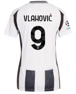 Official JUVENTUS HOME JERSEY 202425 – WOMEN – 9 – VLAHOVIĆ – Champions League Pack Collection - Juventus FC Gear