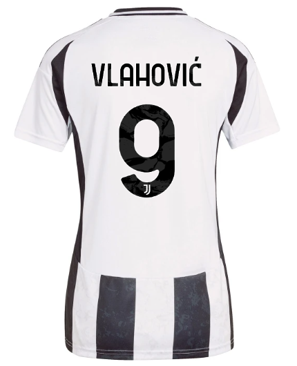 Official JUVENTUS HOME JERSEY 202425 – WOMEN – 9 – VLAHOVIĆ Collection - Juventus FC Gear