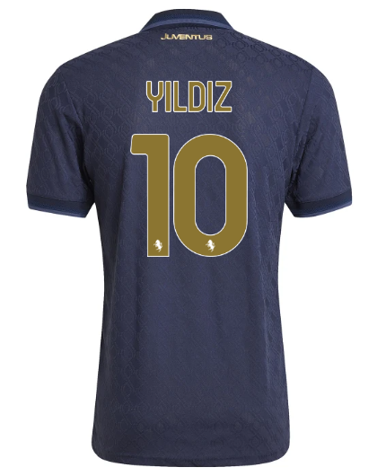 Official JUVENTUS THIRD AUTHENTIC JERSEY 202425 – 10 – YILDIZ Collection - Juventus FC Gear
