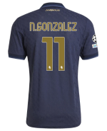 Official JUVENTUS THIRD AUTHENTIC JERSEY 202425 – 11 – N.GONZALEZ – Champions League Pack Collection - Juventus FC Gear