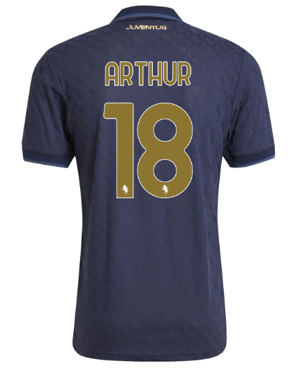 Official JUVENTUS THIRD AUTHENTIC JERSEY 202425 – 18 – ARTHUR Collection - Juventus FC Gear