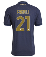 Official JUVENTUS THIRD AUTHENTIC JERSEY 202425 – 21 – FAGIOLI Collection - Juventus FC Gear