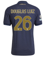 Official JUVENTUS THIRD AUTHENTIC JERSEY 202425 – 26 – DOUGLAS LUIZ – Champions League Pack Collection - Juventus FC Gear