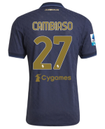 Official JUVENTUS THIRD AUTHENTIC JERSEY 202425 – 27 – CAMBIASO – Serie A Pack Collection - Juventus FC Gear