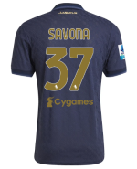 Official JUVENTUS THIRD AUTHENTIC JERSEY 202425 – 37 – SAVONA – Serie A Pack Collection - Juventus FC Gear