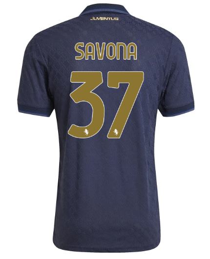Official JUVENTUS THIRD AUTHENTIC JERSEY 202425 – 37 – SAVONA Collection - Juventus FC Gear