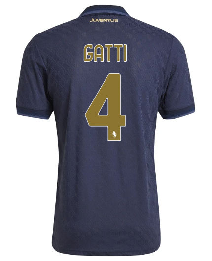 Official JUVENTUS THIRD AUTHENTIC JERSEY 202425 – 4 – GATTI Collection - Juventus FC Gear
