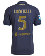 Official JUVENTUS THIRD AUTHENTIC JERSEY 202425 – 5 – LOCATELLI – Serie A Pack Collection - Juventus FC Gear