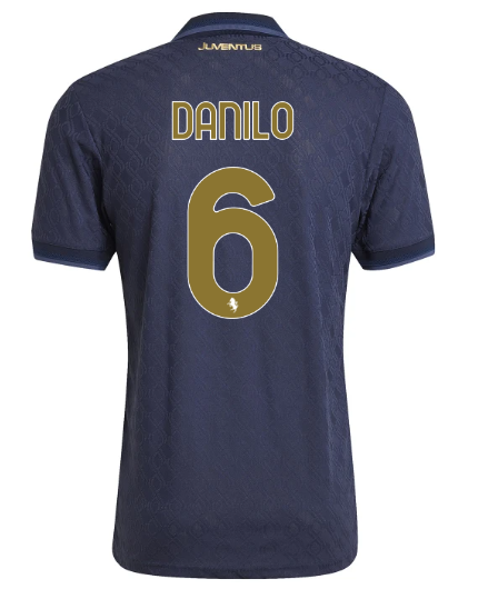 Official JUVENTUS THIRD AUTHENTIC JERSEY 202425 – 6 – DANILO Collection - Juventus FC Gear