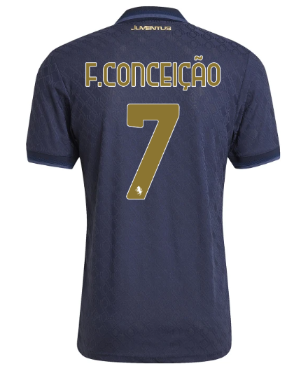 Official JUVENTUS THIRD AUTHENTIC JERSEY 202425 – 7 – F.CONCEIÇÃO Collection - Juventus FC Gear