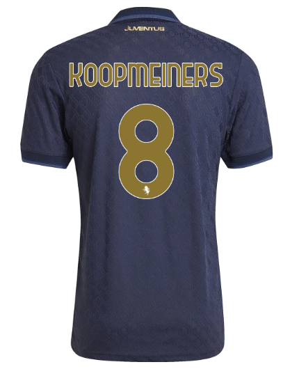 Official JUVENTUS THIRD AUTHENTIC JERSEY 202425 – 8 – KOOPMEINERS Collection - Juventus FC Gear