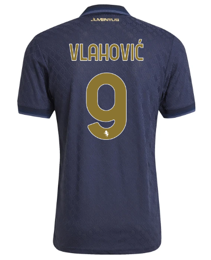 Official JUVENTUS THIRD AUTHENTIC JERSEY 202425 – 9 – VLAHOVIĆ Collection - Juventus FC Gear