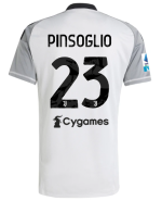 Official JUVENTUS THIRD GOALKEEPER JERSEY 202425 – 23 – PINSOGLIO – Serie A Pack Collection - Juventus FC Gear