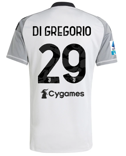 Official JUVENTUS THIRD GOALKEEPER JERSEY 202425 – 29 – DI GREGORIO – Serie A Pack Collection - Juventus FC Gear
