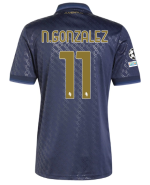 Official JUVENTUS THIRD JERSEY 202425 – 11 – N.GONZALEZ – Champions League Pack Collection - Juventus FC Gear