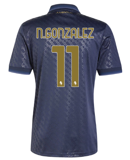 Official JUVENTUS THIRD JERSEY 202425 – 11 – N.GONZALEZ Collection - Juventus FC Gear