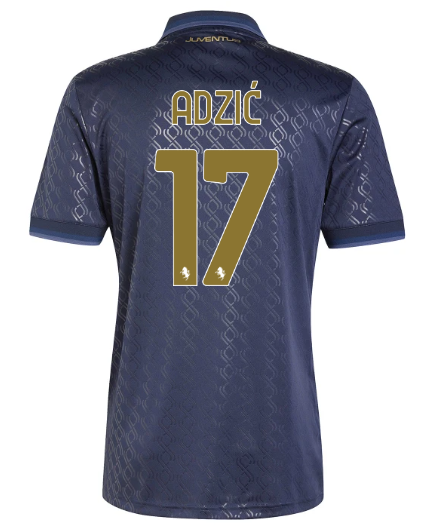 Official JUVENTUS THIRD JERSEY 202425 – 17 – ADZIĆ Collection - Juventus FC Gear