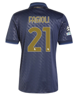 Official JUVENTUS THIRD JERSEY 202425 – 21 – FAGIOLI – Champions League Pack (2) Collection - Juventus FC Gear