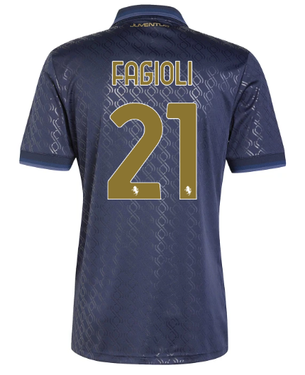 Official JUVENTUS THIRD JERSEY 202425 – 21 – FAGIOLI Collection - Juventus FC Gear