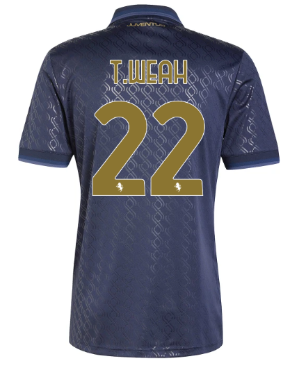 Official JUVENTUS THIRD JERSEY 202425 – 22 – T.WEAH Collection - Juventus FC Gear
