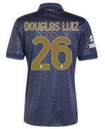 Official JUVENTUS THIRD JERSEY 202425 – 26 – DOUGLAS LUIZ – Champions League Pack Collection - Juventus FC Gear