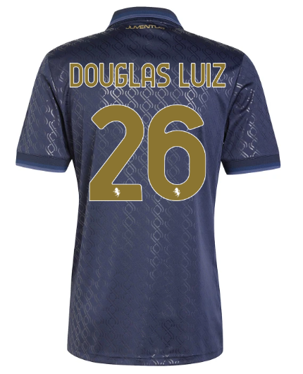Official JUVENTUS THIRD JERSEY 202425 – 26 – DOUGLAS LUIZ Collection - Juventus FC Gear