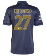 Official JUVENTUS THIRD JERSEY 202425 – 27 – CAMBIASO – Champions League Pack Collection - Juventus FC Gear