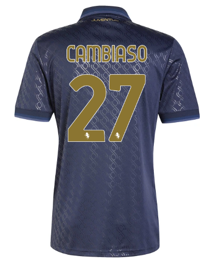 Official JUVENTUS THIRD JERSEY 202425 – 27 – CAMBIASO Collection - Juventus FC Gear
