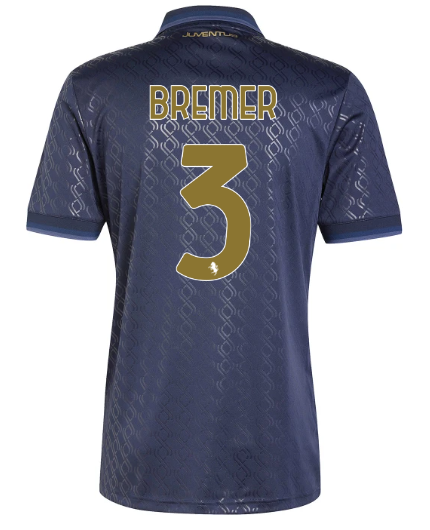 Official JUVENTUS THIRD JERSEY 202425 – 3 – BREMER Collection - Juventus FC Gear