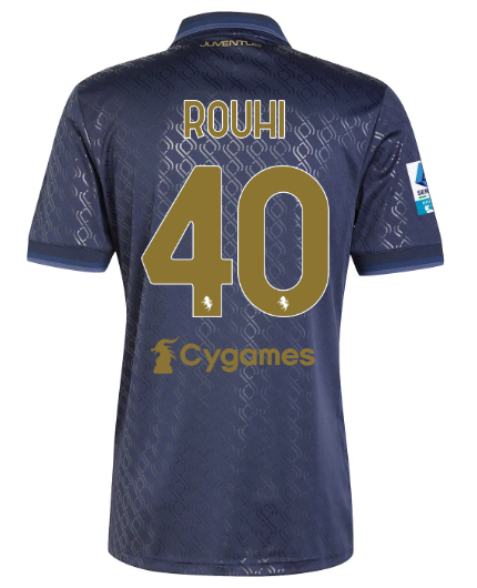 Official JUVENTUS THIRD JERSEY 202425 – 40 – ROUHI – Serie A Pack Collection - Juventus FC Gear