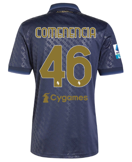 Official JUVENTUS THIRD JERSEY 202425 – 46 – COMENENCIA – Serie A Pack Collection - Juventus FC Gear
