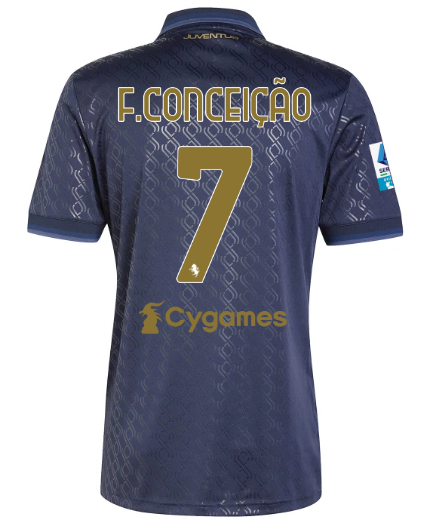 Official JUVENTUS THIRD JERSEY 202425 – 7 – F.CONCEIÇÃO – Serie A Pack Collection - Juventus FC Gear