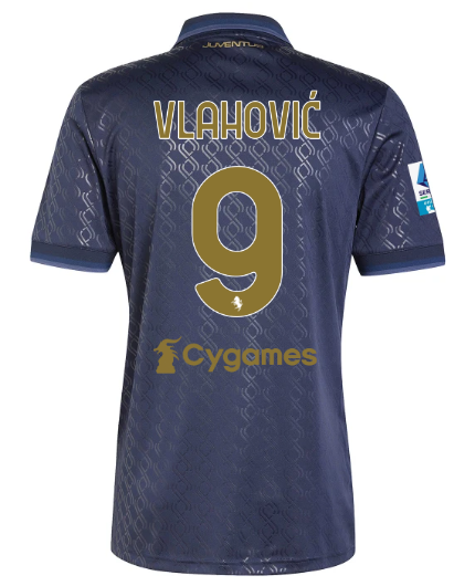 Official JUVENTUS THIRD JERSEY 202425 – 9 – VLAHOVIĆ – Serie A Pack Collection - Juventus FC Gear