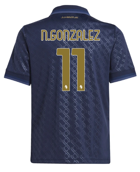 Official JUVENTUS THIRD JERSEY 202425 – KIDS – 11 – N.GONZALEZ Collection - Juventus FC Gear