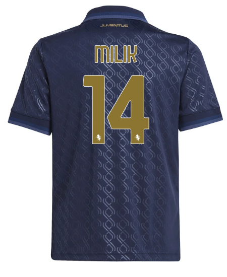 Official JUVENTUS THIRD JERSEY 202425 – KIDS – 14 – MILIK Collection - Juventus FC Gear